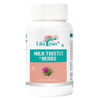 Lifetree Milk Thistle Herbs Liver Detoxifier 60 Veg Capsules 100g