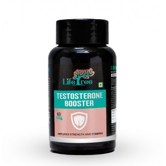 Lifetree Testosterone Booster Capsule For Gain Mass , Weight  Muscle | Daily Muscle Building Weight Supplement For Men & Women